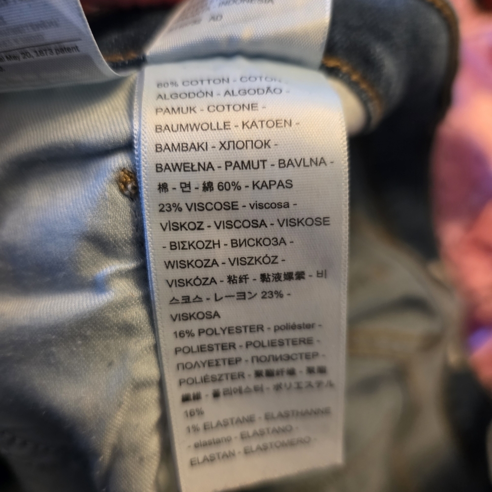 Levi Strauss 311 Shaping Skinny Capri Sz 31 With 21" Inseam. - Picture 6 of 14